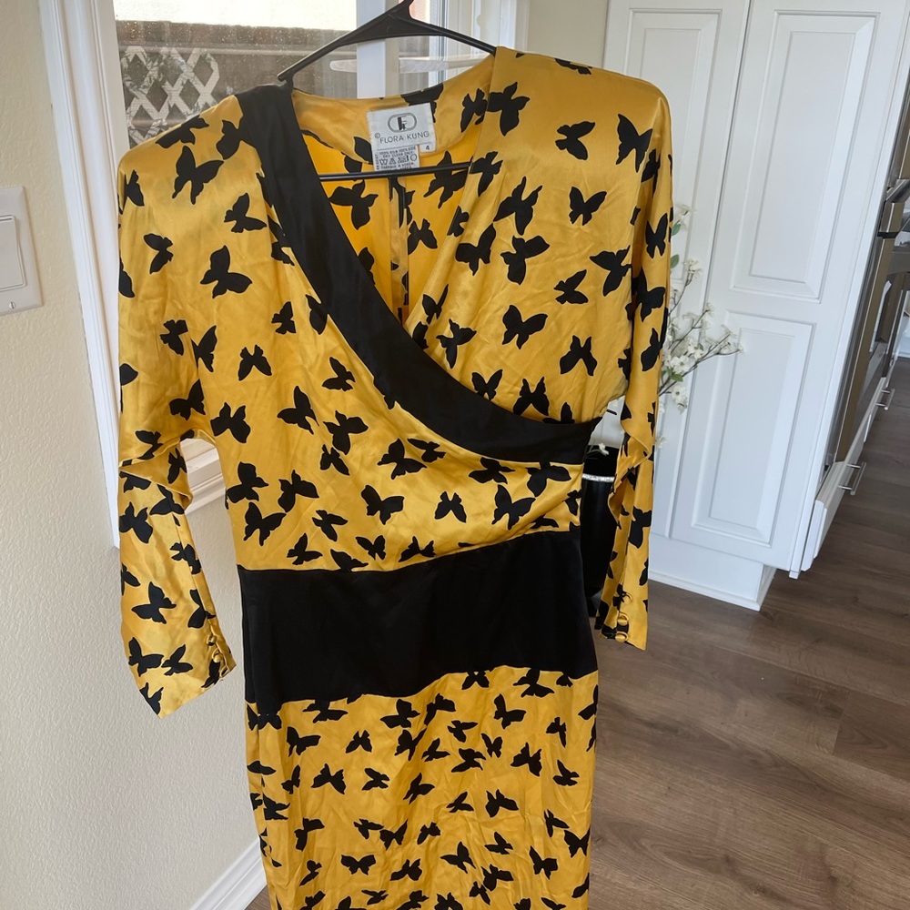 COPY - Vintage high quality silk designer dress